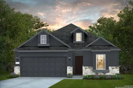 New construction Single-Family house 4843 Conch Shell, San Antonio, TX 78245 plan Fox Hollow - image