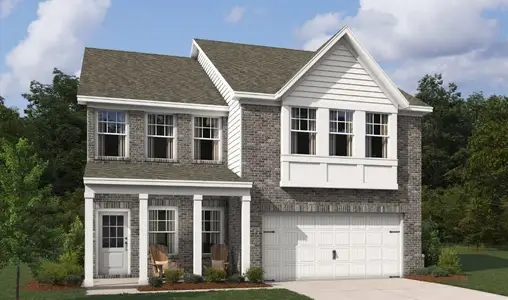New construction Single-Family house 5201 Frontier Ct, Flowery Branch, GA 30542 plan Pembroke - image