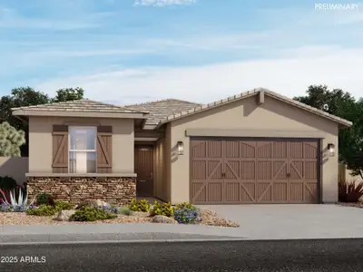 New construction Single-Family house 15835 W Cottontail Ln, Surprise, AZ 85387 plan Sierra - image