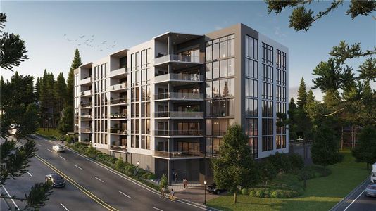 New construction Condo house 135 Cliftwood Dr Ne, Unit 202, Sandy Springs, GA 30328 - image