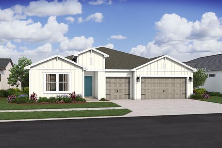 New construction Single-Family house 1968 Sw Brisbane St, Port St. Lucie, FL 34984 plan Aegean - image