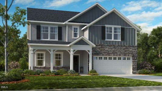 New construction Single-Family house 1733 Clydner Dr, Apex, NC 27523 plan Bedford - image