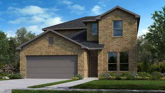 New construction Single-Family house 413 Terra Manor Trail, Georgetown, TX 78628 Jasmine- photo 0