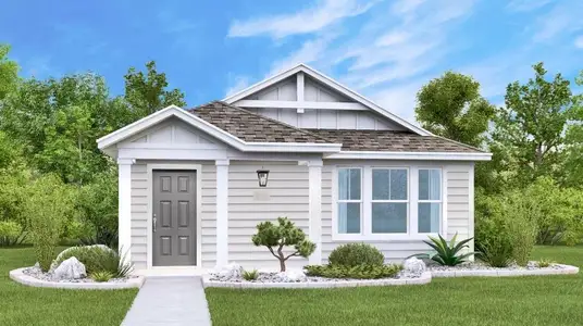 New construction Single-Family house 189 Bugbee, Kyle, TX 78640 plan Montour - image