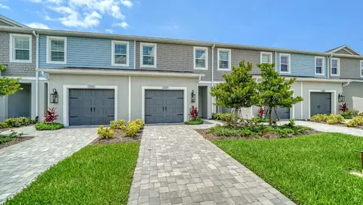 New construction Townhouse house 2287 Washington Palm Ct, Lakewood Ranch, FL 34212 plan Morgan - image
