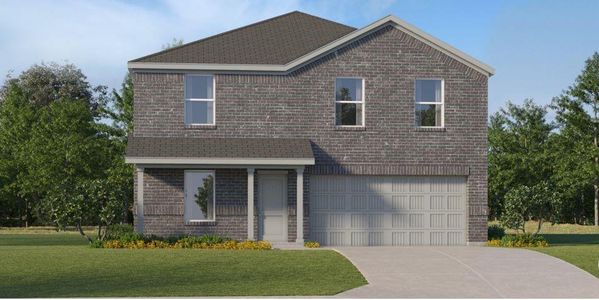 New construction Single-Family house 21154 Vercelli Street, New Caney, TX 77357 Littleton- photo 0