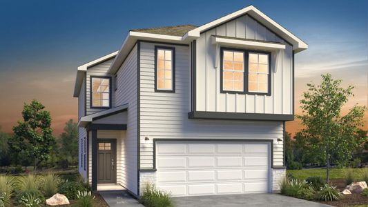 New construction Single-Family house 14518 Prairie Clover, San Antonio, TX 78253 plan Pond View - image