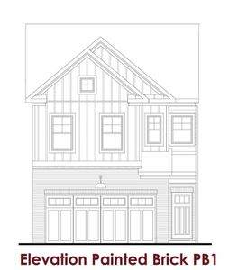 New construction Townhouse house 361 Brook Landing Cir, Auburn, GA 30011 plan Medlock - image