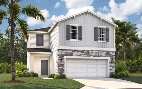 New construction Single-Family house 10047 Morning Meadowlark Trl, Parrish, FL 34219 plan The Cortez II - image