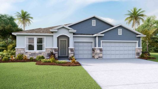New construction Single-Family house 19796 Holly Flats Ln, Land O' Lakes, FL 34638 plan Camden - image
