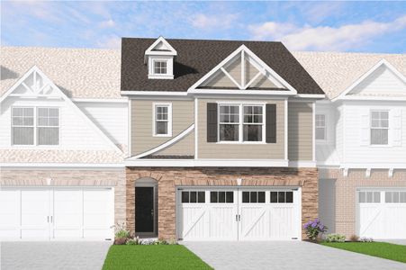 New construction Townhouse house 879 Porter Rd, Decatur, GA 30032 plan Salisbury - image