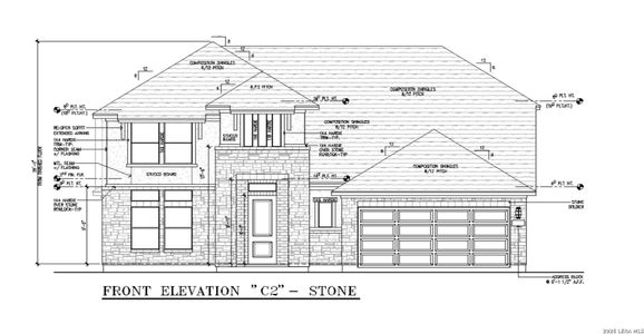 New construction Single-Family house 520 Paramus Park, Cibolo, TX 78108 plan Collin - image