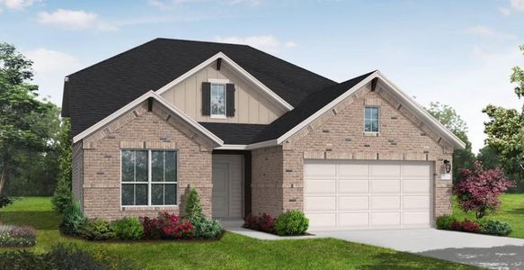 New construction Single-Family house 1408 Purple Petunia Ln, Georgetown, TX 78628 Goodrich (2493-CV-40)- photo 0