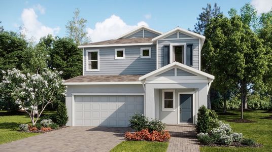 New construction Single-Family house 7296 Hammerstone Wy, Groveland, FL 34753 plan Brooklyn - image