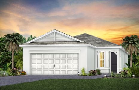 New construction Single-Family house 17536 Winding Oak Ln, North Fort Myers, FL 33917 plan Compass - image