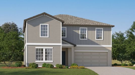 New construction Single-Family house 8713 Gulf Shore Ter, Parrish, FL 34219 plan Trenton - image