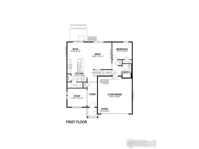 New construction Single-Family house 946 London Wy, Severance, CO 80550 plan HENLEY - image