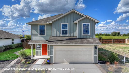 New construction Single-Family house 1014 Gladys Run, Seguin, TX 78155 plan The Franklin - image