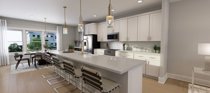 New construction Townhouse house 2420 Adrift Rd, Fuquay Varina, NC 27526 plan Cora - Midtown Collection - image 6