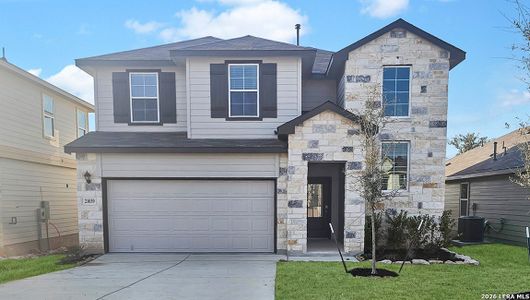 New construction Single-Family house 21039 Gravel Keep, San Antonio, TX 78266 plan The Pierce - image