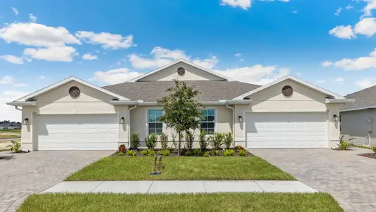 New construction Duplex house 5107 Schubert Trl, North Port, FL 34287 plan Carrington - image
