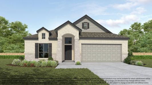 New construction Single-Family house 401 Elmbrook Ter Way, Waller, TX 77484 Plan 546- photo 0