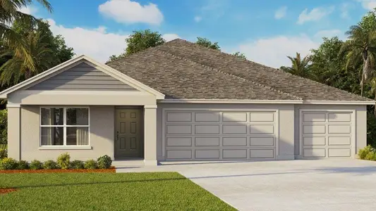 New construction Single-Family house 13617 New Jade Ave, Wimauma, FL 33598 plan Denham - image