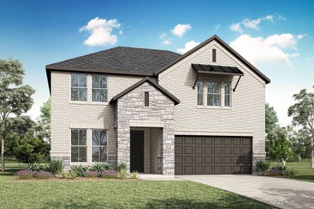 New construction Single-Family house 701 Boardwalk Wy, Aubrey, TX 76227 plan Emery - image