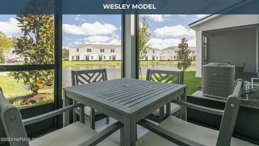 New construction Townhouse house 120 Seaport Breeze Rd, Saint Augustine, FL 32095 plan WESLEY - image