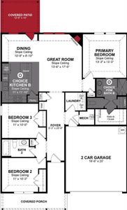 Beazer Homes Stark Farms Alleghany plan