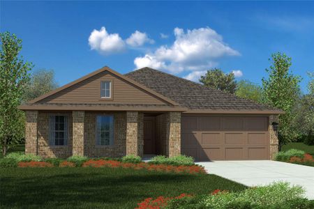 New construction Single-Family house 1320 Tierra Blanca Dr, Fort Worth, TX 76247 Bellvue- photo 0