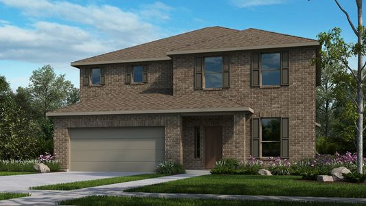 New construction Single-Family house 204 Barton Oak Trail, Georgetown, TX 78628 - photo 0