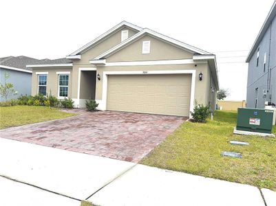 New construction Single-Family house 3653 Yarian Dr, Haines City, FL 33844 Selby Flex- photo 0