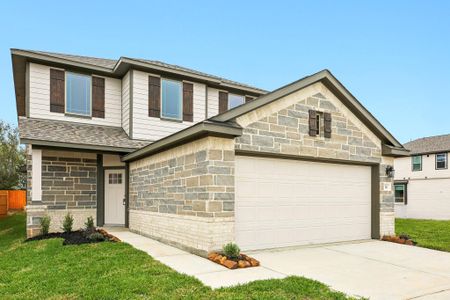 New construction Single-Family house 1183 Lilly Ln, Bellville, TX 77418 plan Mansfield - image