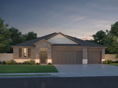 New construction Single-Family house 218 Divisadero Dr, Hutto, TX 78634 plan The Liberty (530) - image