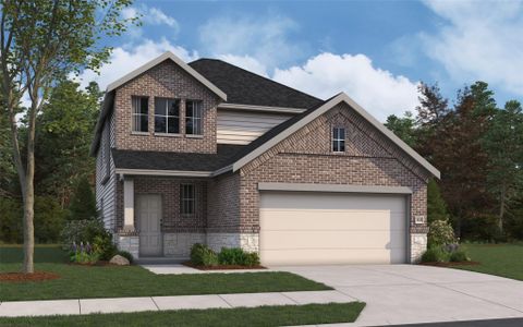 New construction Single-Family house 15619 Country Charm Trl, Conroe, TX 77302 plan Linden - image