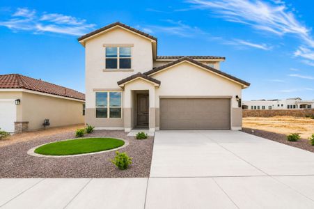 New construction Single-Family house 633 Jeffery Hughes, Horizon City, TX 79928 plan Texas Olive - image