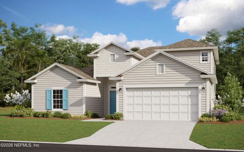New construction Single-Family house 46 Windmill Palm Wy, Palm Coast, FL 32164 - image