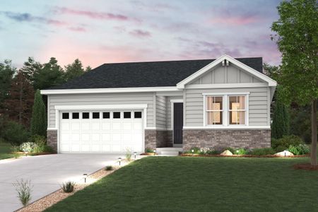 New construction Single-Family house 3718 Bluestem St, Dacono, CO 80514 plan The Cimarron - image