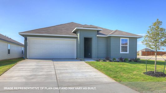 New construction Single-Family house 906 Indian Way, Seguin, TX 78155 Ashburn- photo 0