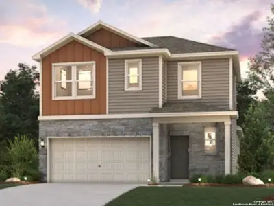 New construction Single-Family house 6610 Pintail Pass, Leon Valley, TX 78240 plan Hawthorne - 1802 - image