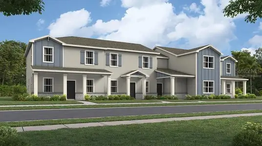 New construction Townhouse house 5615 Ronin Dr, St. Cloud, FL 34771 plan Landcaster - image