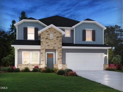 New construction Single-Family house 3528 Telluride Trl, Raleigh, NC 27616 plan Johnson - image