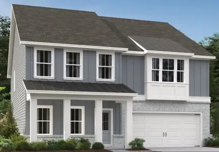 New construction Single-Family house 5529 Coalie Trce, Flowery Branch, GA 30542 plan Hampstead - image