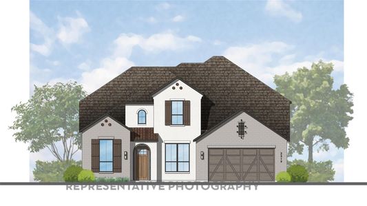 New construction Single-Family house 41907 Shoal St, Todd Mission, TX 77316 plan Leyland Plan - image