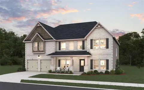 New construction Single-Family house 377 Races Rd, Hoschton, GA 30548 - image