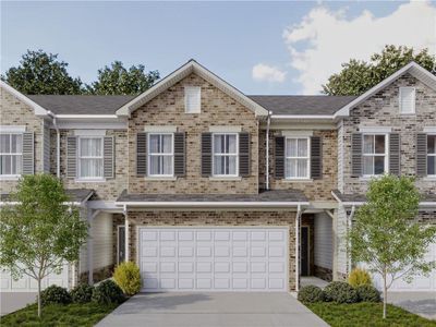 New construction Townhouse house 2206 Chant St, Dacula, GA 30019 plan Stockton - image