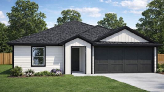 New construction Single-Family house 105 Golden Eagle Blvd, New Waverly, TX 77358 plan Austin - image