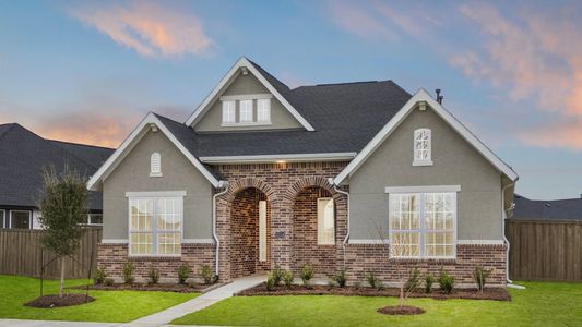 New construction Single-Family house 12139 Canal View Blvd, Mont Belvieu, TX 77523 plan Mickelson - image