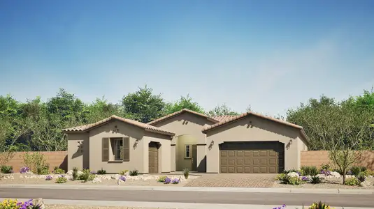 New construction Single-Family house 13160 W Sand Flower Dr, Peoria, AZ 85383 plan Aurora Plan 5580 - image